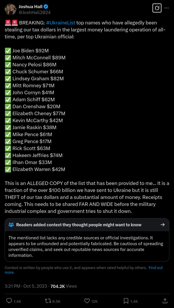 screenshot of post